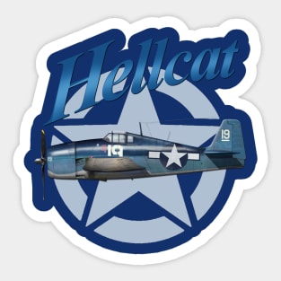 Hellcat naval Fighter Sticker